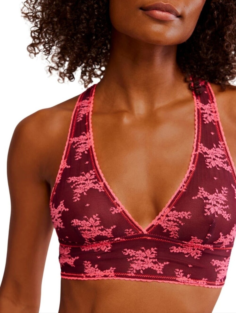 Free People Talk About It Bralette ~ Zinfadel Combo - Picture 4 of 6